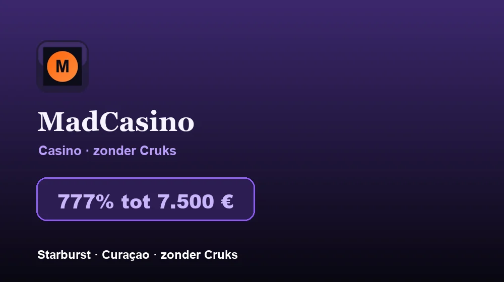 Screenshot von MadCasino Casino